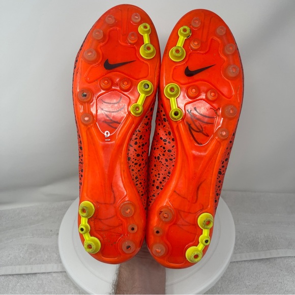 Nike Mercurial Vapor Superfly II CR7 Safari Orange Men’s 8 Soccer Cleats Italy - Picture 9 of 9
